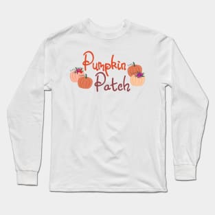 Autumnal Pumpkin Patch Design Long Sleeve T-Shirt